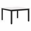 vidaXL Sofabord Hvid 60 x 60 x 36 cm Massiv fyrretr&aelig;