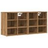 vidaXL skoskabe 2 stk. 52x30x50 cm antikt tr&aelig;