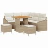 vidaXL Havesofa S&aelig;t 8 stk. Beige polyrattan