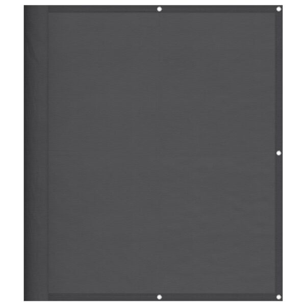 vidaXL altanafsk&aelig;rmning 120x1000 cm 100 % polyester antracitgr&aring;