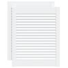 vidaXL skabsl&aring;ger 2 stk. 61,5x49,4 cm lameldesign massivt fyr hvid