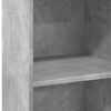 vidaXL reol 50x41x124 cm konstrueret træ betongrå