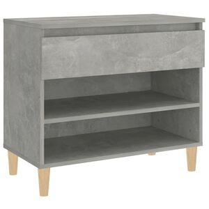 vidaXL skoreol 70x36x60 cm konstrueret tr&aelig; betongr&aring;
