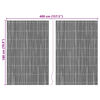 vidaXL Bambushegn Brun 400 x 180 cm Bambus