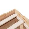 vidaXL sengeramme uden madras stabelbar 75x190 cm massivt tr&aelig;