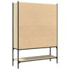 vidaXL bogreol 102x30x141,5 cm konstrueret træ sonoma-eg