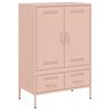 vidaXL skab 68x39x101,5 cm st&aring;l lyser&oslash;d