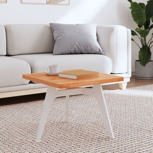 vidaXL bordplade 50x50x2,5 cm firkantet massivt b&oslash;getr&aelig;