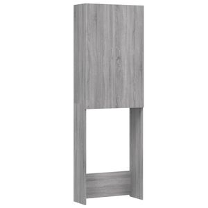 vidaXL vaskemaskineskab 64x25,5x190 cm gr&aring; sonoma-eg
