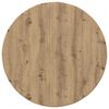 vidaXL Bordplade &Oslash; 80 x 1,5 cm Rund Konstrueret tr&aelig; Artisan-eg