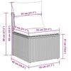 vidaXL lounges&aelig;t til haven 11 dele med hynder polyrattan gr&aring;