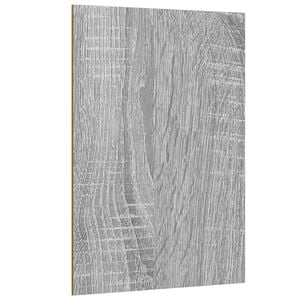 vidaXL Dekor Panels 12 stk. Gr&aring; Sonoma 15 x 21 x 0,27 cm