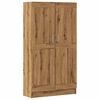 vidaXL bogskab 82,5x30,5x150 cm konstrueret tr&aelig; kunsteg