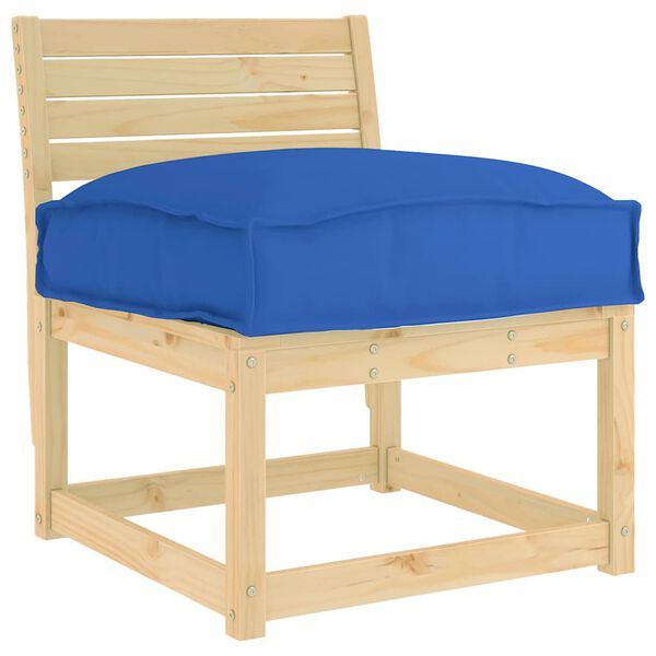 vidaXL Pude Kongelig bl&aring; 60 x 40 x 8 cm Oxford stof