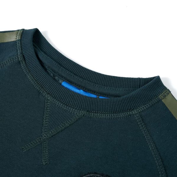 Sweatshirt til b&oslash;rn mosgr&oslash;n str. 116