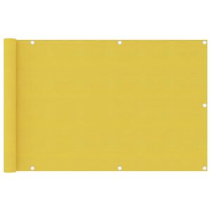 vidaXL altanafsk&aelig;rmning 90x400 cm HDPE gul