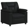 vidaXL Sofa Sort 91 x 85 x 93 cm Kunstl&aelig;der