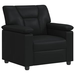 vidaXL Sofa Sort 91 x 85 x 93 cm Kunstl&aelig;der