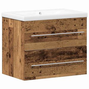 vidaXL Badev&aelig;relsesskabsunder 2 stk. Gammelt tr&aelig; 60 x 38,5 x 48 cm