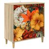 vidaXL Sideboard GENNEP Sonoma-eg 69 x 33 x 75 cm Konstrueret tr&aelig;