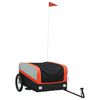 vidaXL cykelanh&aelig;nger 45 kg jern sort og orange