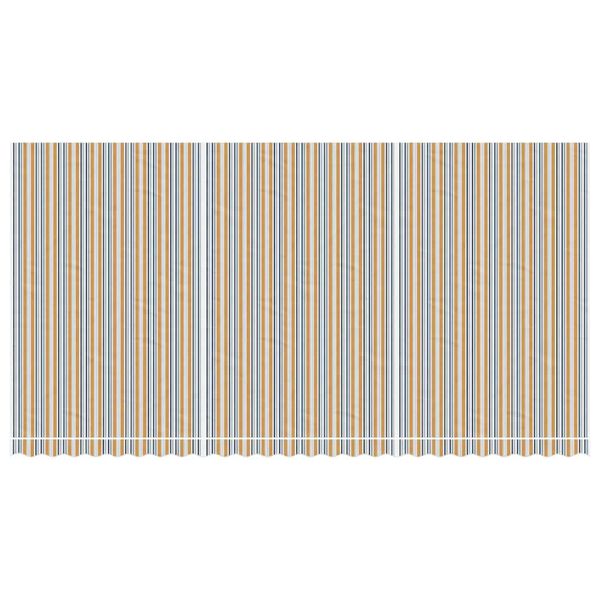 vidaXL markisedug 6x3 m stribet flerfarvet