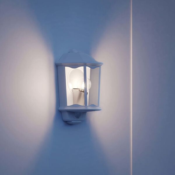 Steinel udend&oslash;rslampe med sensor L 190 hvid