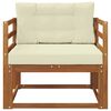 vidaXL Udend&oslash;rs Mellem Sofa Massivt Akacietr&aelig; Naturfarvet