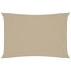 vidaXL solsejl 2,5x4,5 m rektangul&aelig;r oxfordstof beige