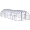 vidaXL h&oslash;nsehus 3x10x2 m galvaniseret st&aring;l