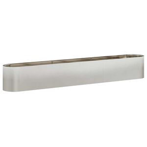 vidaXL H&aelig;vet Havebed Rustfrit st&aring;l 280 x 40 x 40 cm