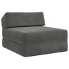 vidaXL Samlebar Sofa Seng M&oslash;rkegr&aring; 60 x 70 x 41 cm Stof