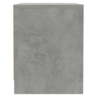 vidaXL sengebord 45x34x44,5 cm spånplade betongrå
