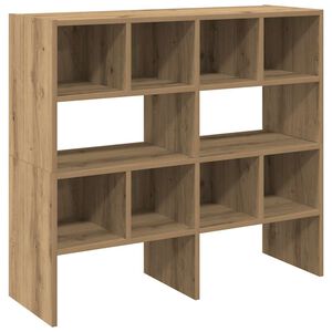 vidaXL skostativer stabelbare 2 stk. 89,5x30x40 cm egetr&aelig;sfarve