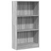 vidaXL bogreol 60x24x109 cm konstrueret tr&aelig; gr&aring; sonoma-eg