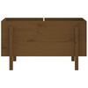 vidaXL h&oslash;jbed 101x50x57 cm massivt fyrretr&aelig; gyldenbrun