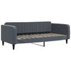 vidaXL daybed 100x200 cm velour mørkegrå
