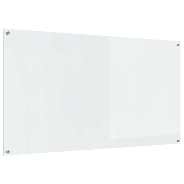 vidaXL Køkken bagvæg Transparent 110 x 60 x 0,6 cm hærdet glas