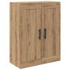 vidaXL Highboard Artisan Egetr&aelig; 69,5 x 34 x 180 cm Konstrueret tr&aelig;
