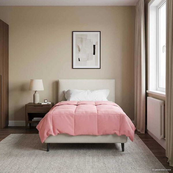 vidaXL Vinter dyne Quilting Lyser&oslash;d 135 x 220 cm Mikrofiber