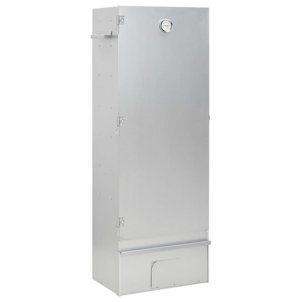 vidaXL rygeovn med generator til koldr&oslash;gning galvaniseret st&aring;l