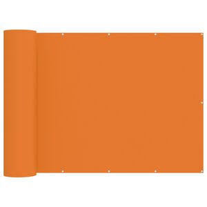 vidaXL Balkon Afsk&aelig;rmning 200 x 700 cm Stof med PU-bel&aelig;gning Orange