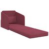 vidaXL Sovesofa 60cm Vinr&oslash;d Stof
