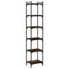 vidaXL bogreol 6 hylder 40x30x188 cm konstrueret tr&aelig; r&oslash;get eg