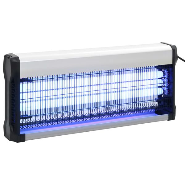 vidaXL insektdræber ABS 60 W aluminium sort