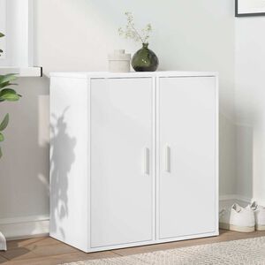 vidaXL skoskabe 2 stk. 32x35x70 cm konstrueret tr&aelig; hvid