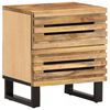 vidaXL sengebord 40x34x46 cm massivt ru mangotr&aelig;