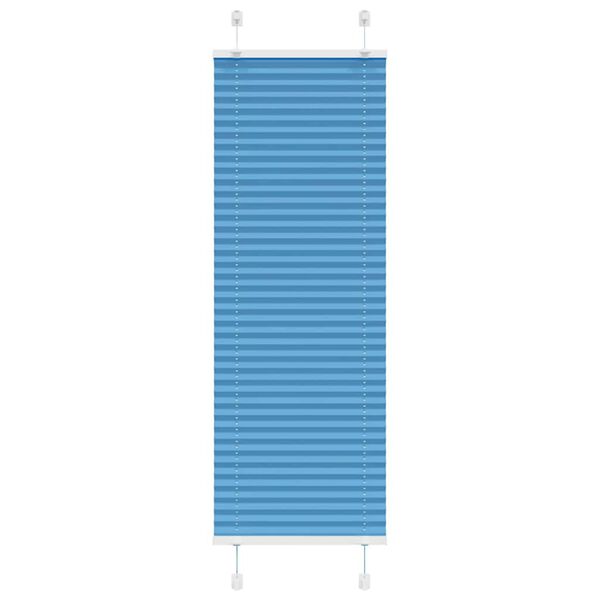 vidaXL Pliss&eacute;gardin Bl&aring; 45x100 cm Stofbredde 44,4 cm Polyester