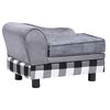 vidaXL hundesofa 57x34x36 cm plys gr&aring;