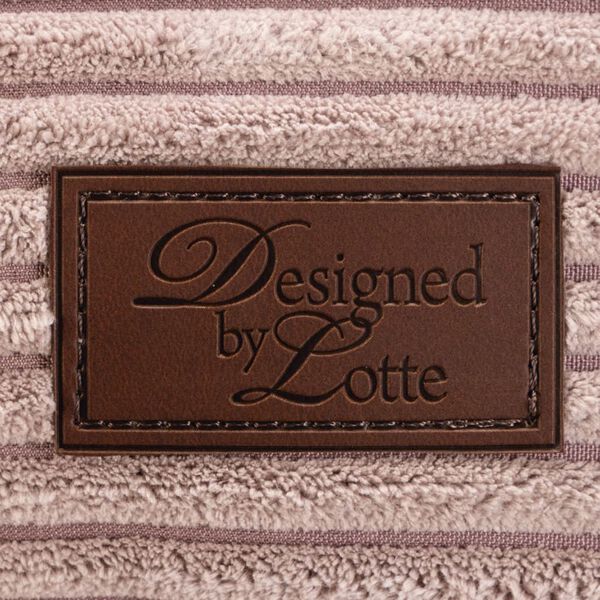 Designed by Lotte hundekurv 80x70x22 cm ribbet pink